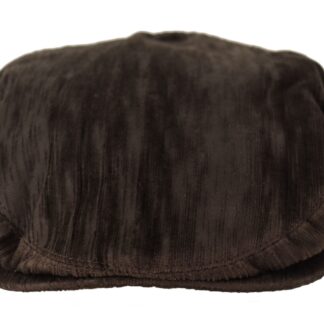 Dolce & Gabbana - Brown Flax Newsboy Cap - Italian Craftsmanship