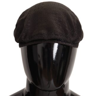 Dolce & Gabbana - Brown Flax Newsboy Cap - Italian Craftsmanship