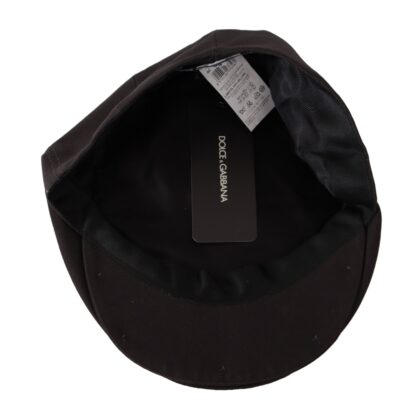 Dolce & Gabbana - Elegant Brown Newsboy Hat