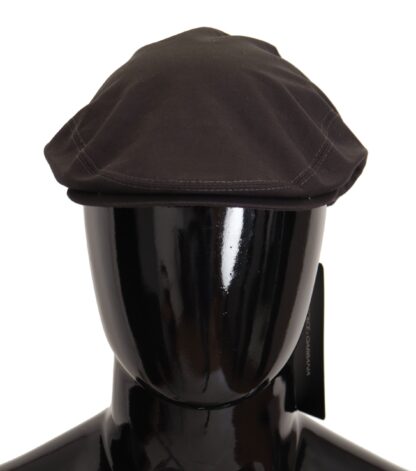 Dolce & Gabbana - Elegant Brown Newsboy Hat