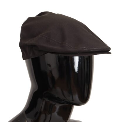 Dolce & Gabbana - Elegant Brown Newsboy Hat