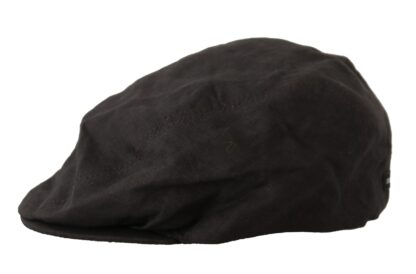 Dolce & Gabbana - Brown Flax Newsboy Cap - Italian Craftsmanship