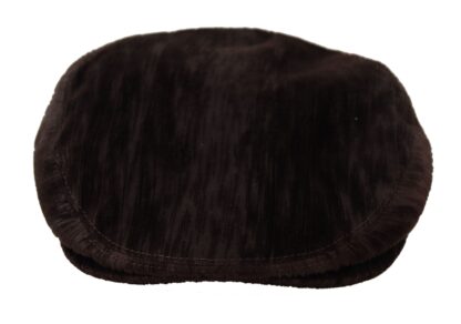 Dolce & Gabbana - Elegant Cotton Newsboy Hat in Brown