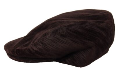 Dolce & Gabbana - Elegant Cotton Newsboy Hat in Brown