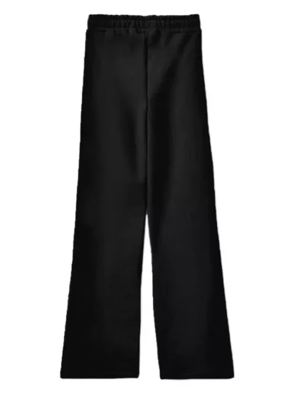 Comme Des Fuckdown - Elegant Stretch Palazzo Pants with Logo Print