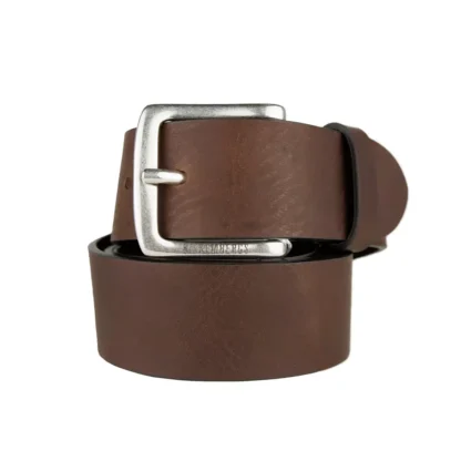 Bikkembergs - Dapper Dark Brown Calfskin Leather Belt