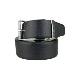 La Martina - Dark Brown Leather Mens Belt