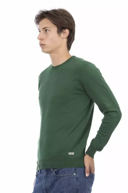 Baldinini Trend - Green Cotton Men Sweater