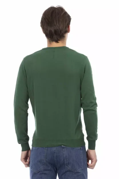 Baldinini Trend - Green Cotton Men Sweater