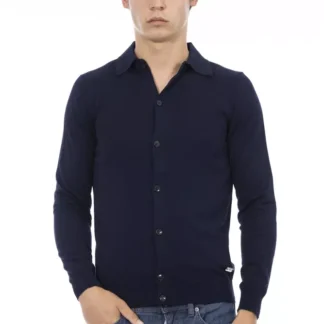 Baldinini Trend - Gray Cotton Men Shirt