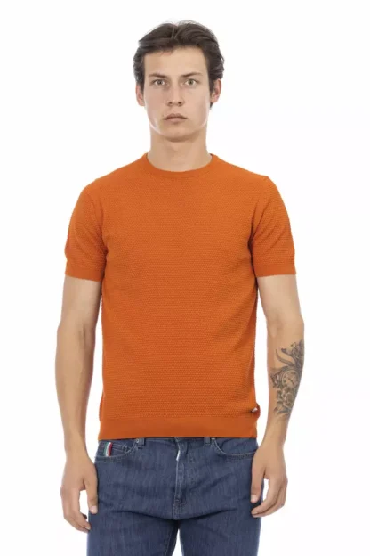 Baldinini Trend - Orange Cotton Men Sweater