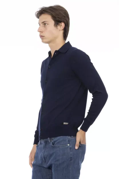 Baldinini Trend - Blue Cotton Men Shirt