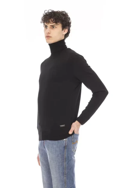 Baldinini Trend - Black Fabric Men Sweater