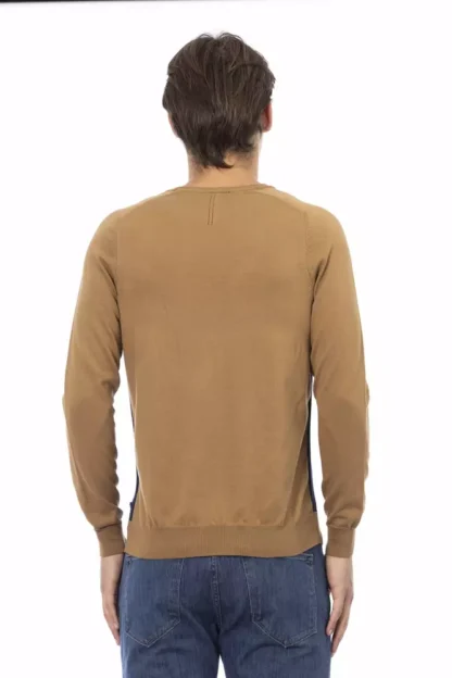 Baldinini Trend - Brown Cotton Men Sweater