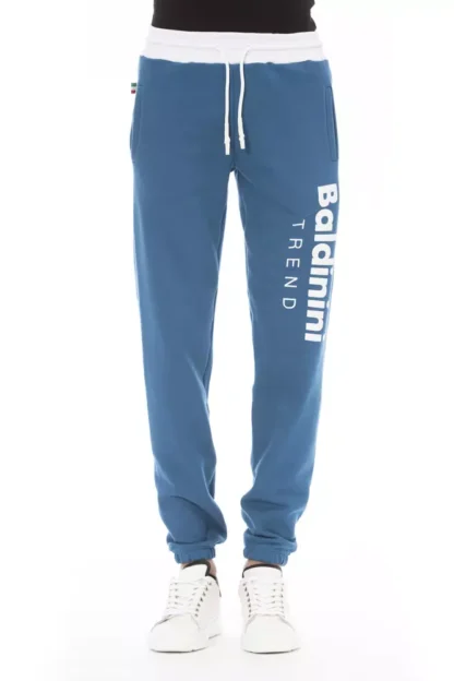 Baldinini Trend - Blue Cotton Men Pant