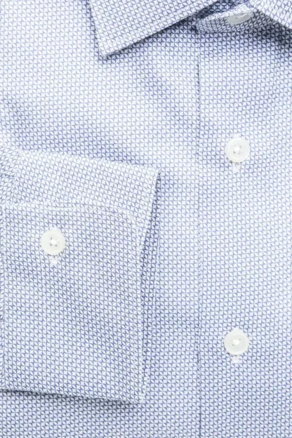 Robert Friedman - Light Blue Cotton Men Shirt