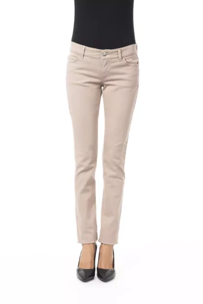 BYBLOS - Beige Cotton Women Pant