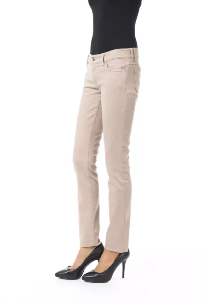 BYBLOS - Beige Cotton Women Pant