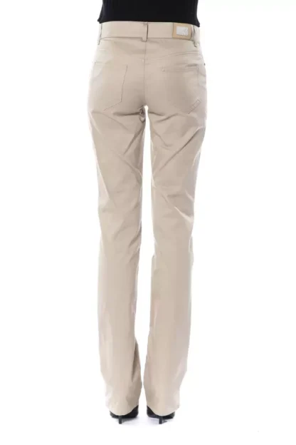 BYBLOS - Beige Cotton Women Pants