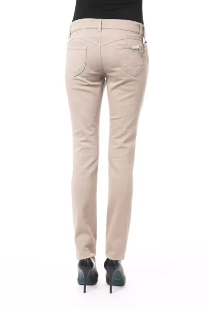 BYBLOS - Beige Cotton Women Pant