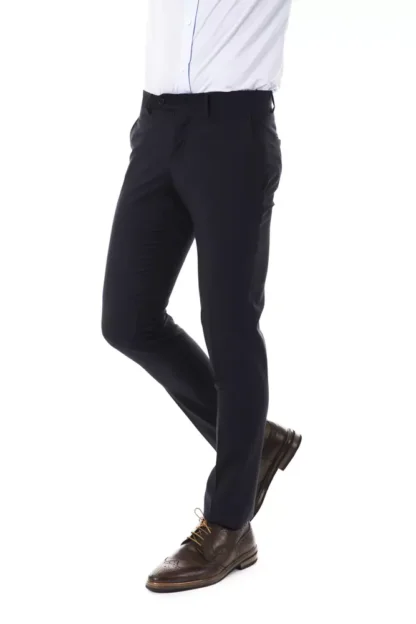 Uominitaliani - Gray Wool Men Pant