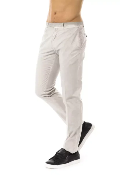 Uominitaliani - Gray Cotton Men Pant