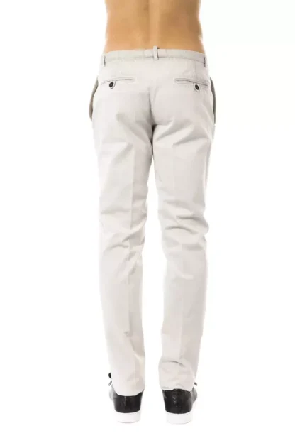 Uominitaliani - Gray Cotton Men Pant