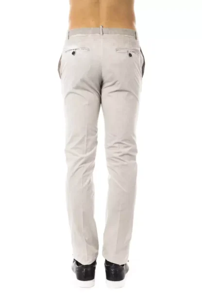 Uominitaliani - Gray Cotton Men Pant