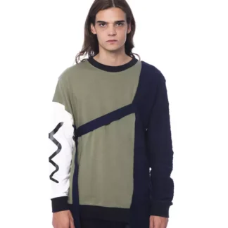 Verri - Blue Viscose Men Sweater