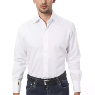 Billionaire Italian Couture - Light Blue Cotton Men Shirt