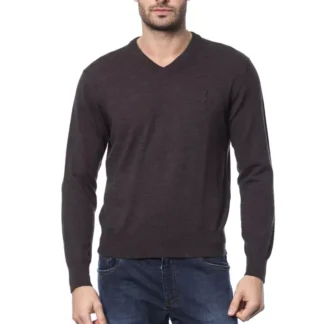 Billionaire Italian Couture - Red Merino Mens Sweater