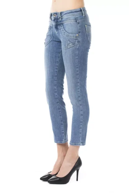 Ungaro Fever - Light Blue Cotton Women Jeans