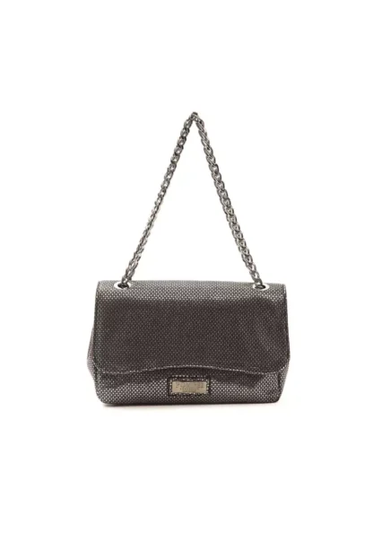 Pompei Donatella - Gray Leather Women Crossbody Bag