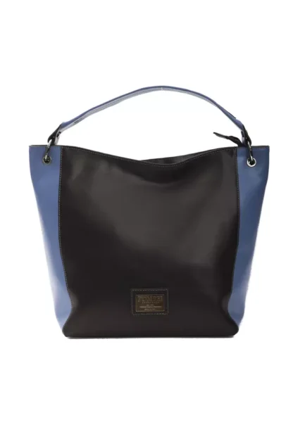 Pompei Donatella - Black Leather Women Shoulder Bag