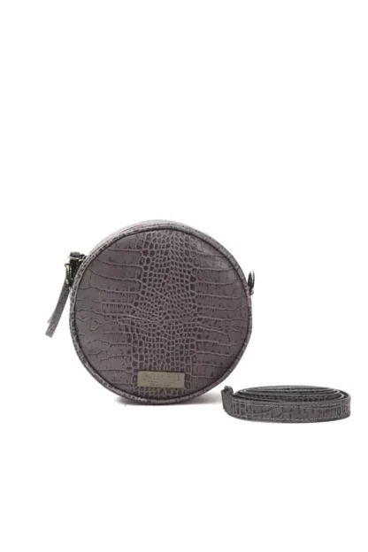 Pompei Donatella - Gray Leather Women Crossbody Bag