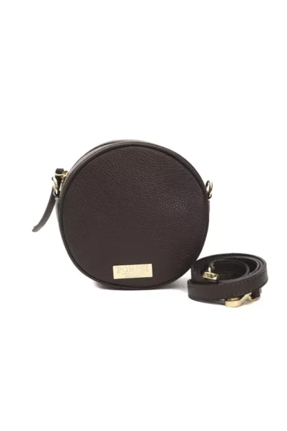 Pompei Donatella - Brown Leather Women Crossbody Bag