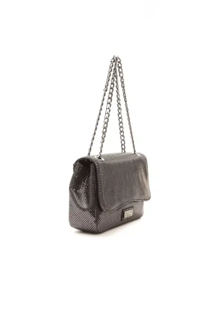 Pompei Donatella - Gray Leather Women Crossbody Bag