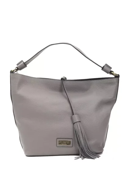 Pompei Donatella - Gray Leather Women Shoulder Bag