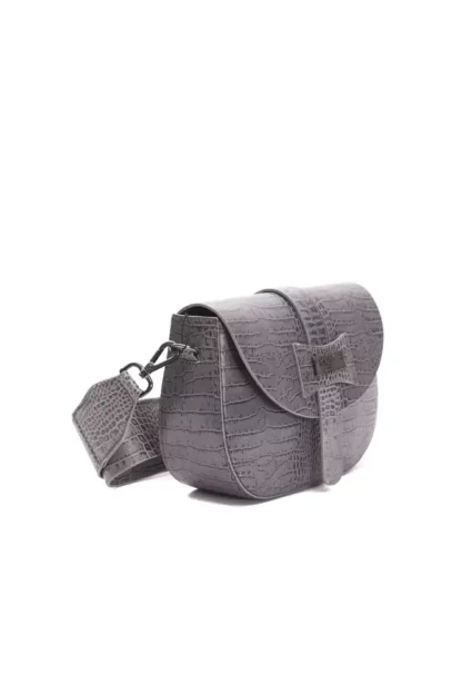 Pompei Donatella - Gray Leather Women Crossbody Bag