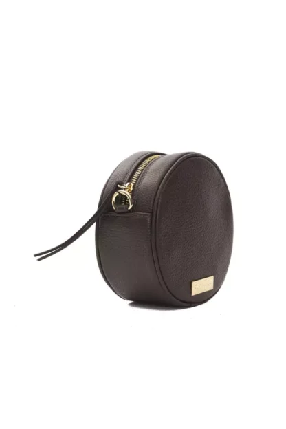 Pompei Donatella - Brown Leather Women Crossbody Bag