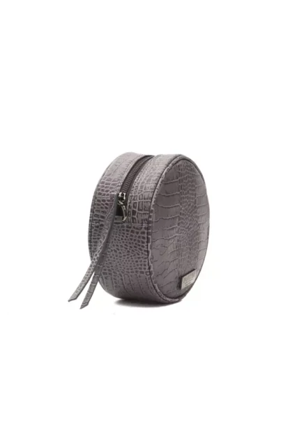 Pompei Donatella - Gray Leather Women Crossbody Bag