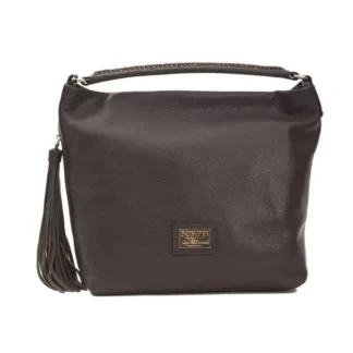 Pompei Donatella - Brown Leather Women Shoulder Bag