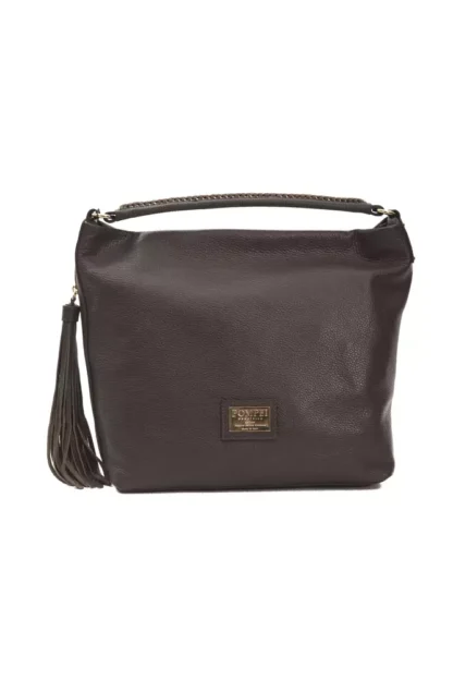 Pompei Donatella - Brown Leather Women Shoulder Bag