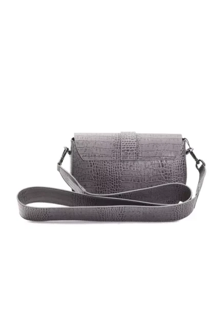 Pompei Donatella - Gray Leather Women Crossbody Bag