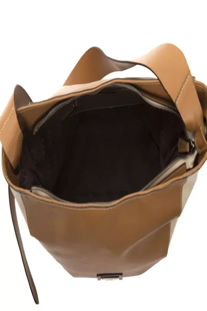 Pompei Donatella - Brown Leather Women Shoulder Bag