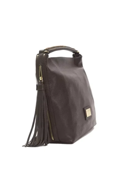 Pompei Donatella - Brown Leather Women Shoulder Bag