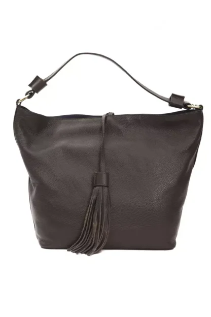 Pompei Donatella - Brown Leather Women Shoulder Bag