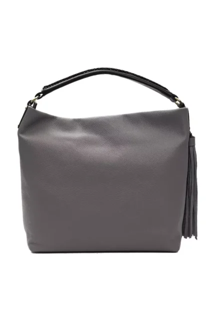 Pompei Donatella - Gray Leather Women Shoulder Bag