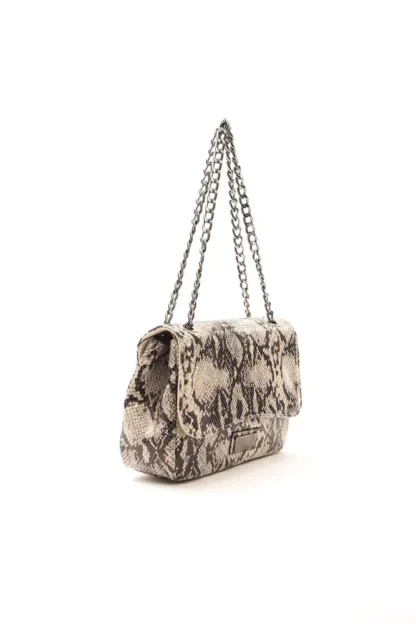 Pompei Donatella - Gray Leather Women Crossbody Bag