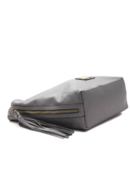 Pompei Donatella - Gray Leather Women Shoulder Bag